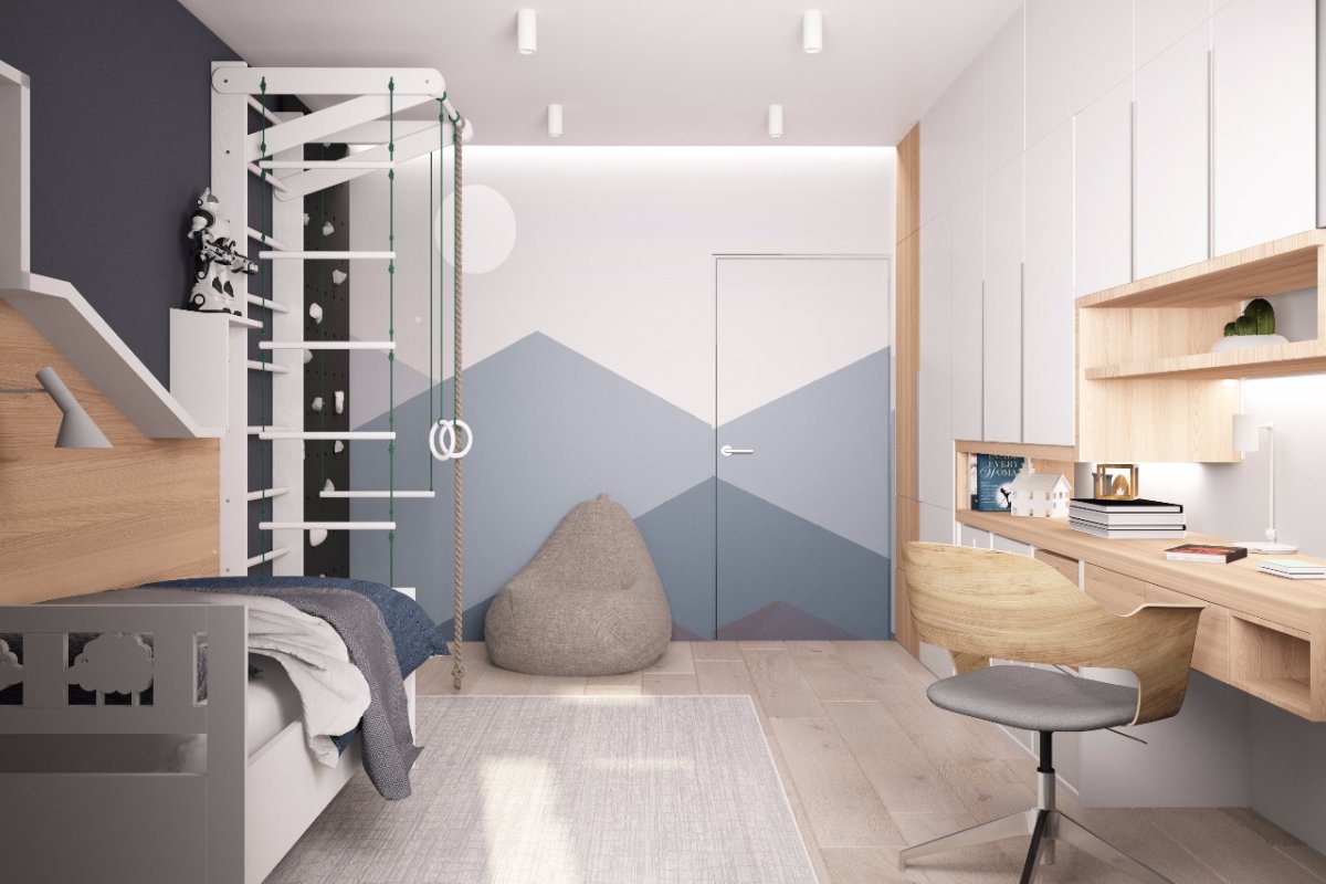 Комната для мальчика в стиле Минимализм