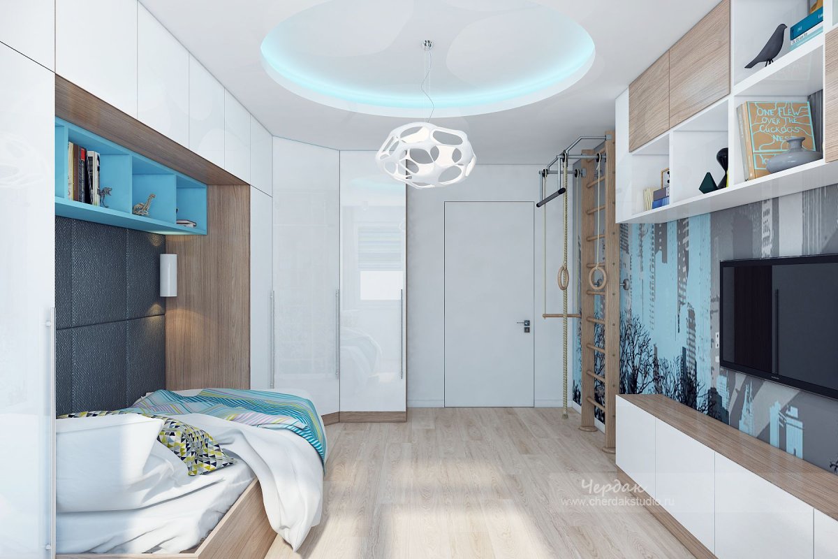 Комната для мальчика в стиле Минимализм