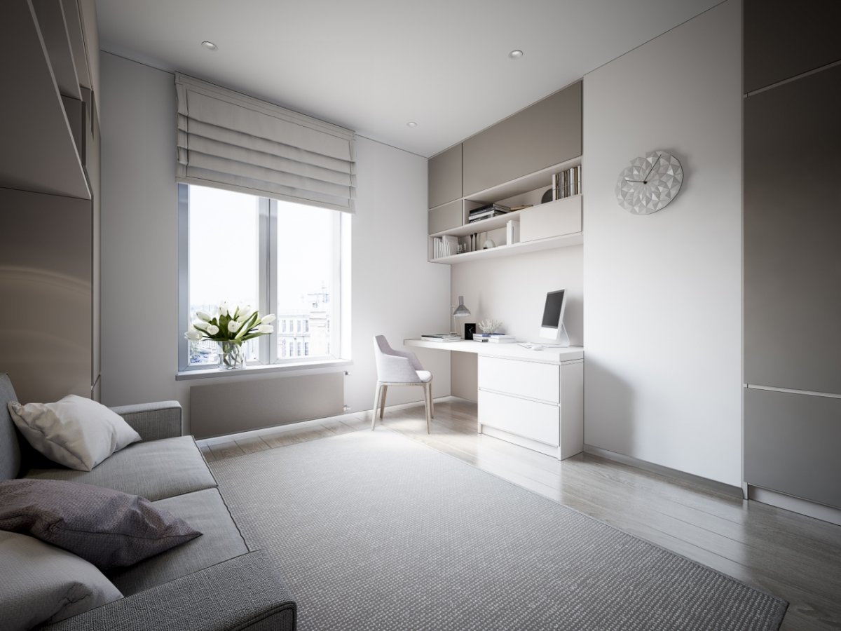 Комната Минимализм для подростка