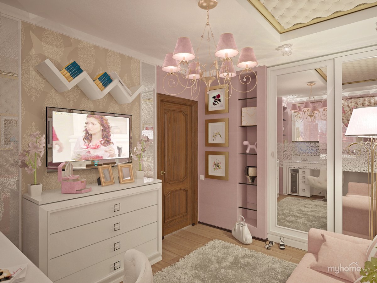 Интерьер детской комнаты девочке