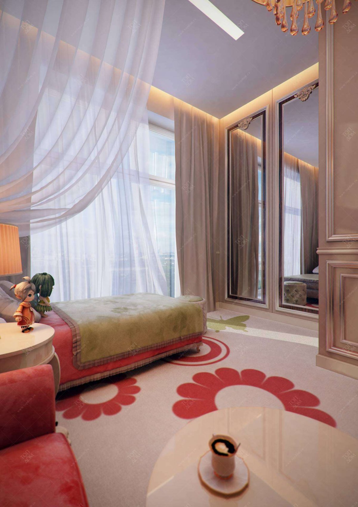 Красивый интерьер комнаты