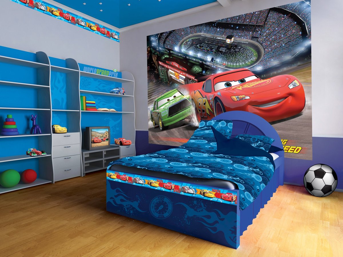 Фотообои Тачки в детскую