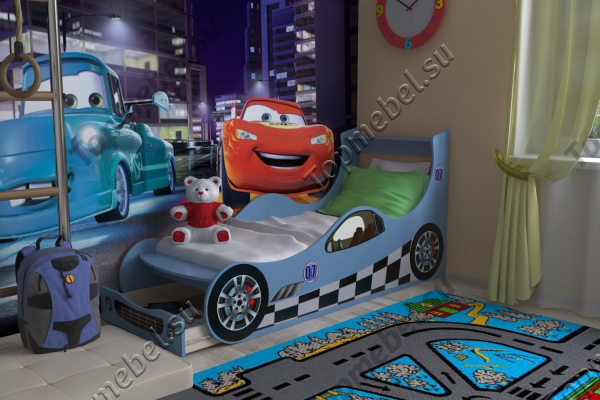 Кровать детская с 2мя,ящиками 160 см