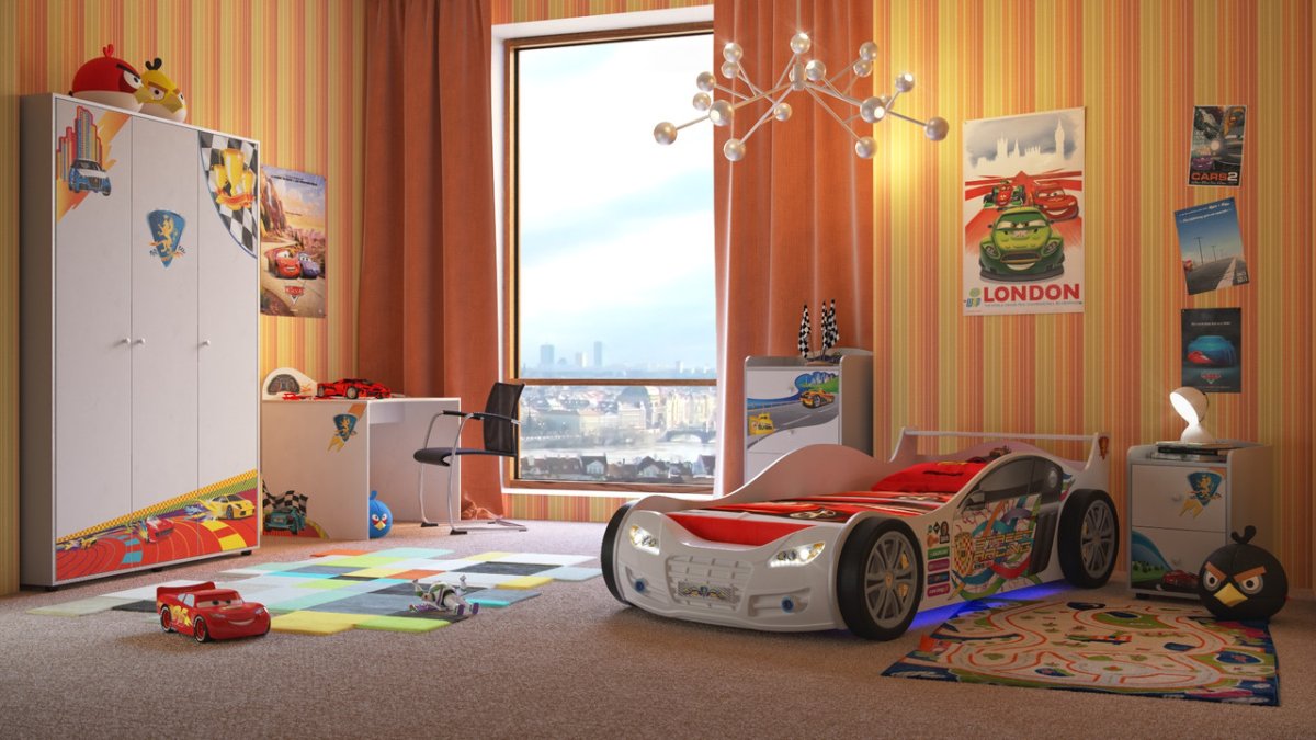 Детская спальня для мальчика