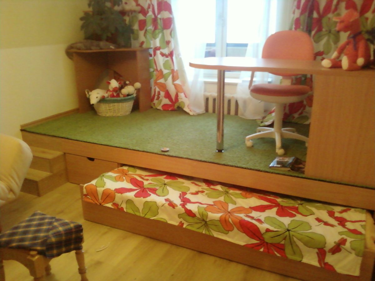 Кровать подиум Сканди