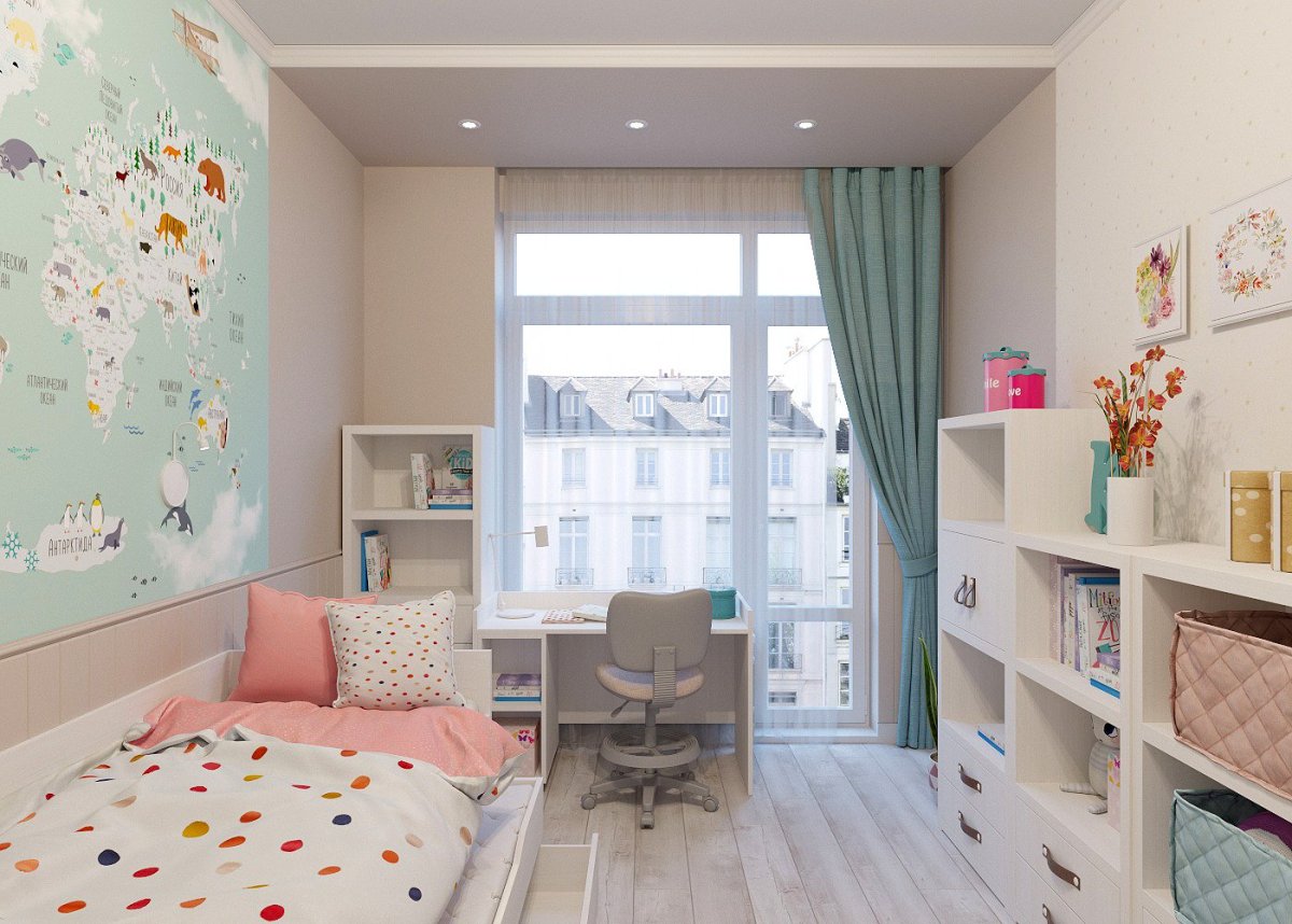 Интерьер детской для девочки