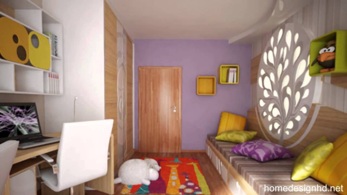 Зонирование детской комнаты