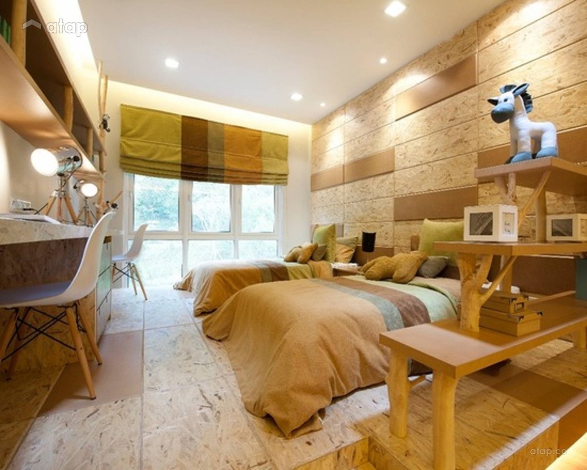 Пробка на стенах в интерьере детской