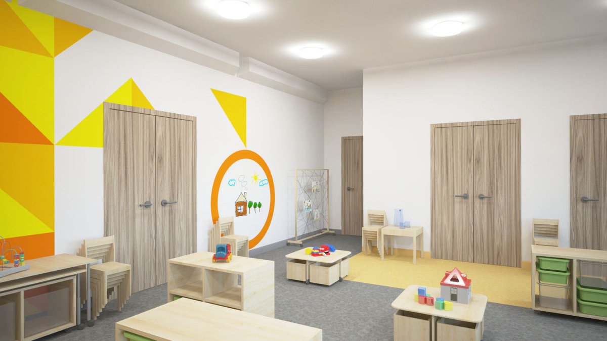 Детсад интерьер