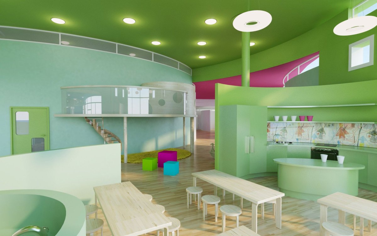 Детский сад дизайн среды