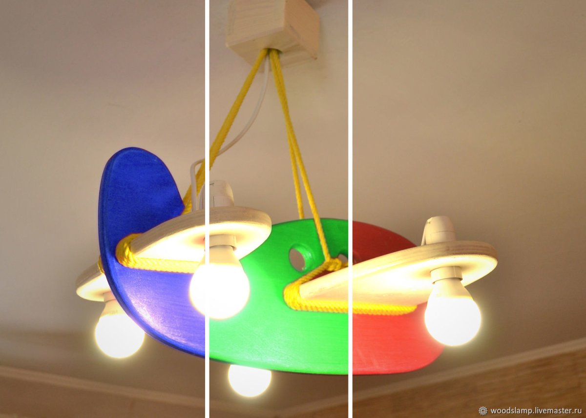 Современные люстры для детской комнаты