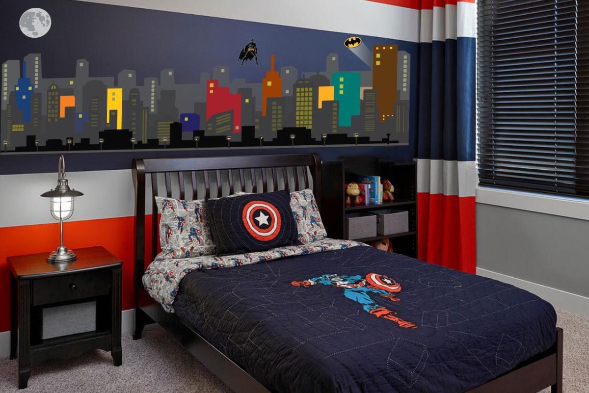 Спальня в стиле Марвел