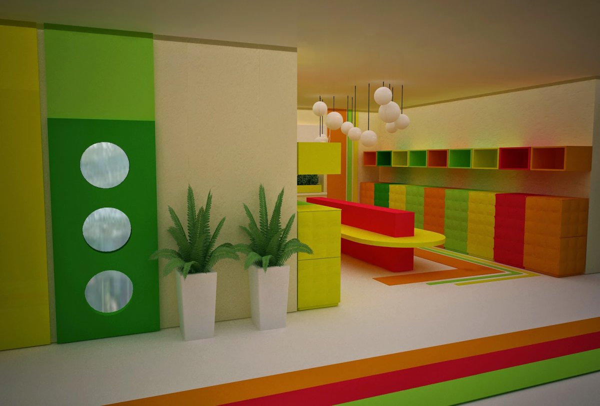 Интерьер детского центра