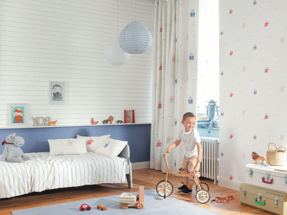 Обои Casadeco my little World в интерьере