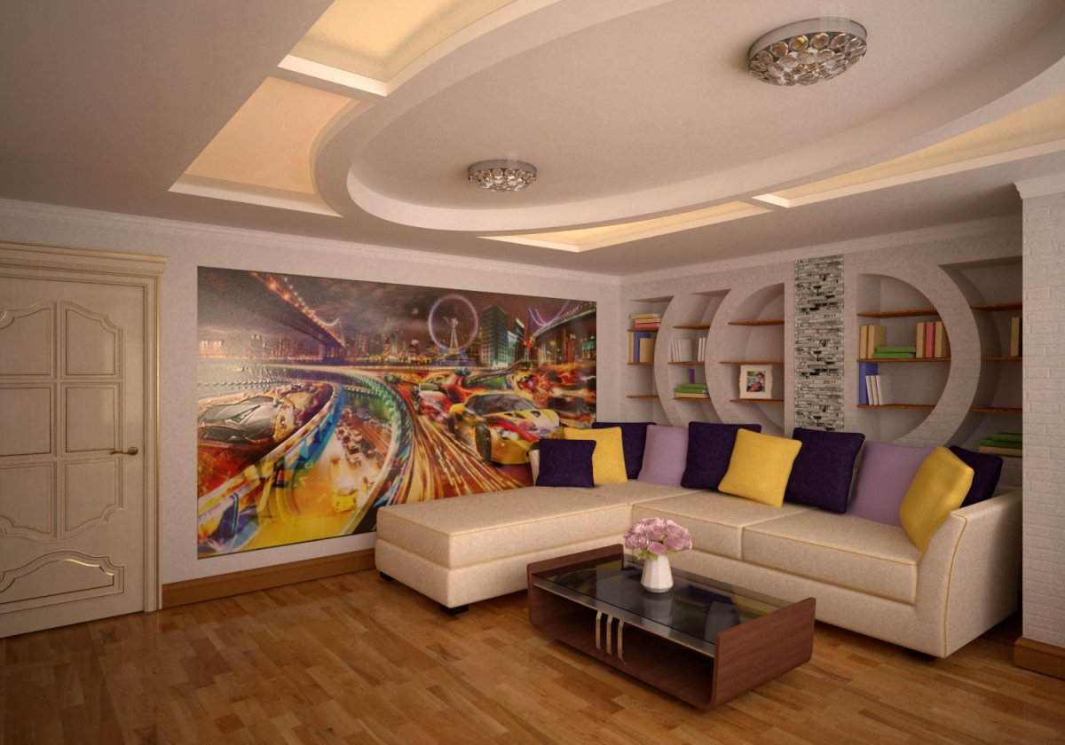 Зона отдыха в детской комнате