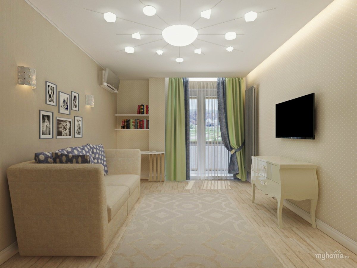 Совмещенные детские и спальня в хрущевке