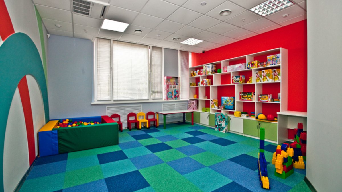 Интерьер игровой комнаты в детском саду