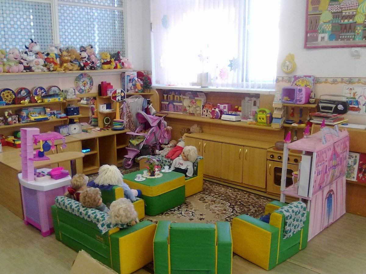 Интерьер игровой комнаты в детском саду