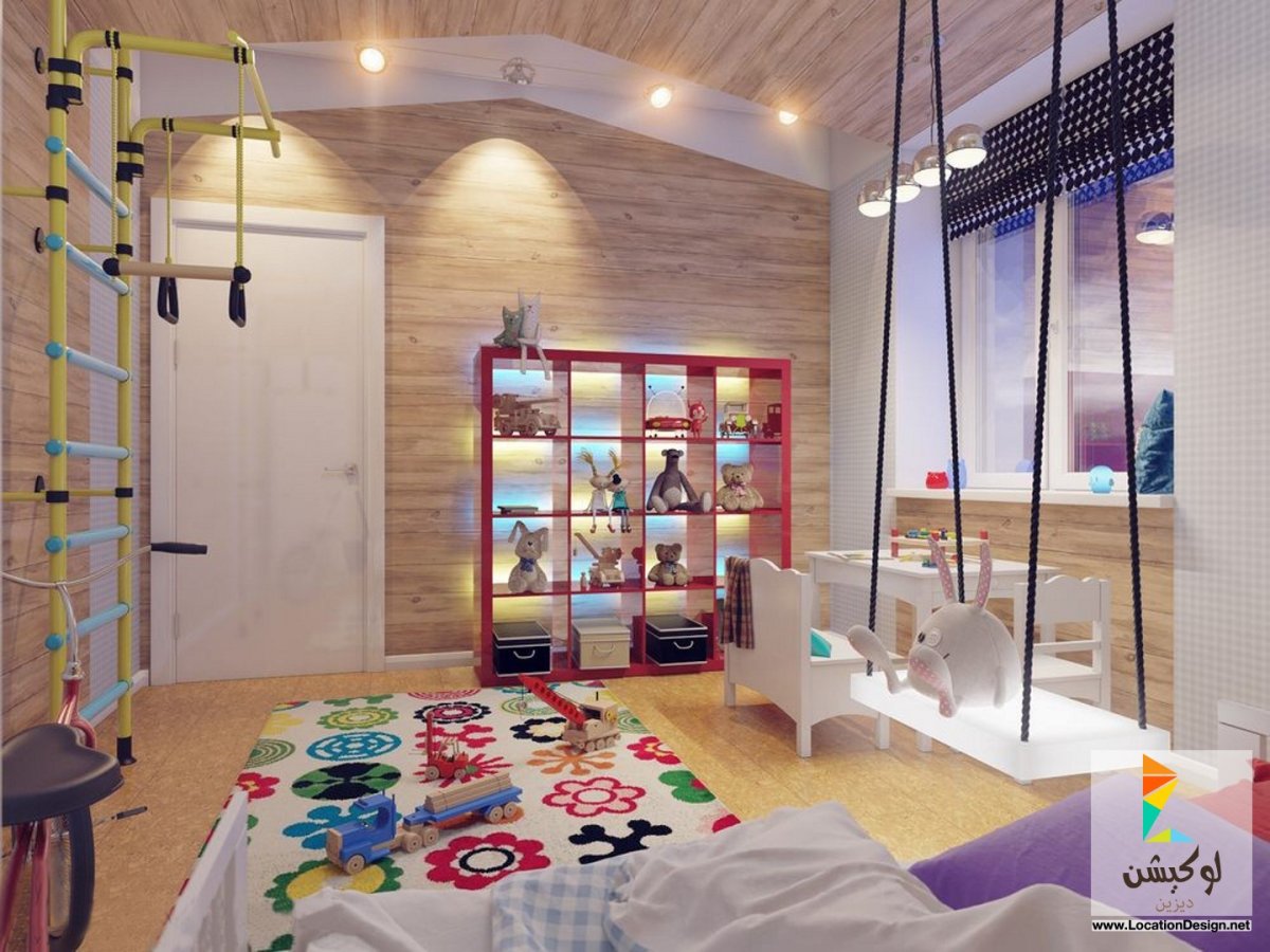 Зона отдыха в детской комнате