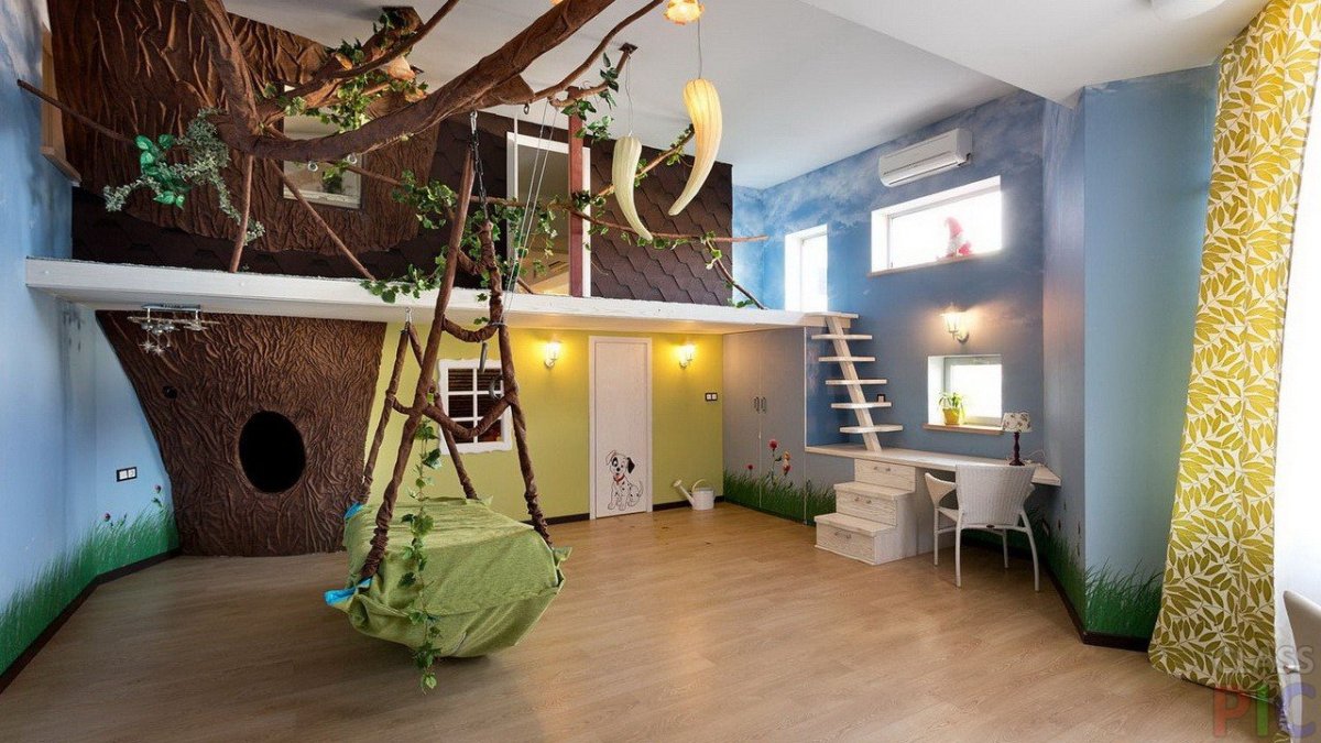 Крутые детские комнаты