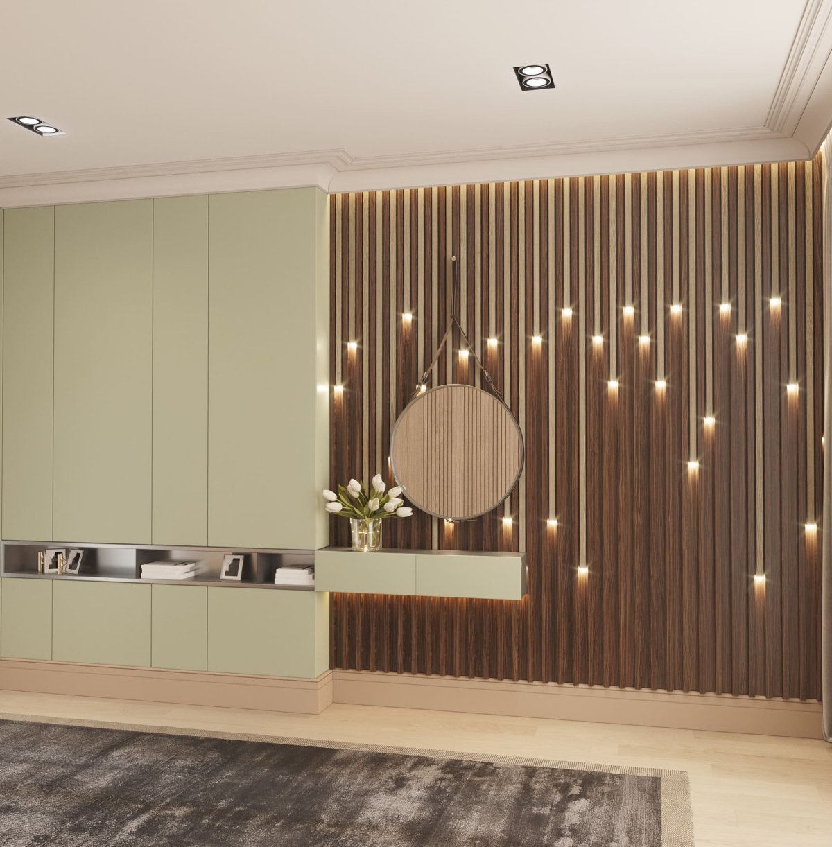 Декоративные рейки баффели