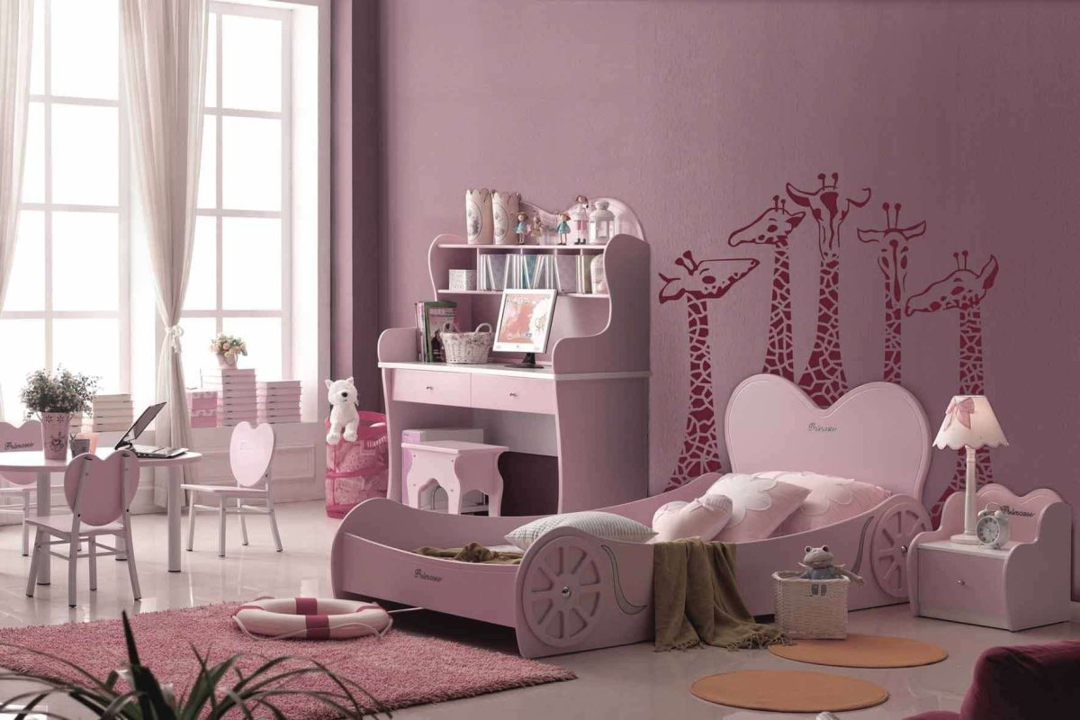 Комната для девочки в стиле шебби Шик