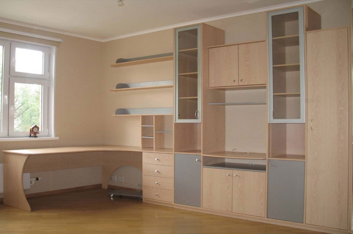 Встроенная мебель для школьников