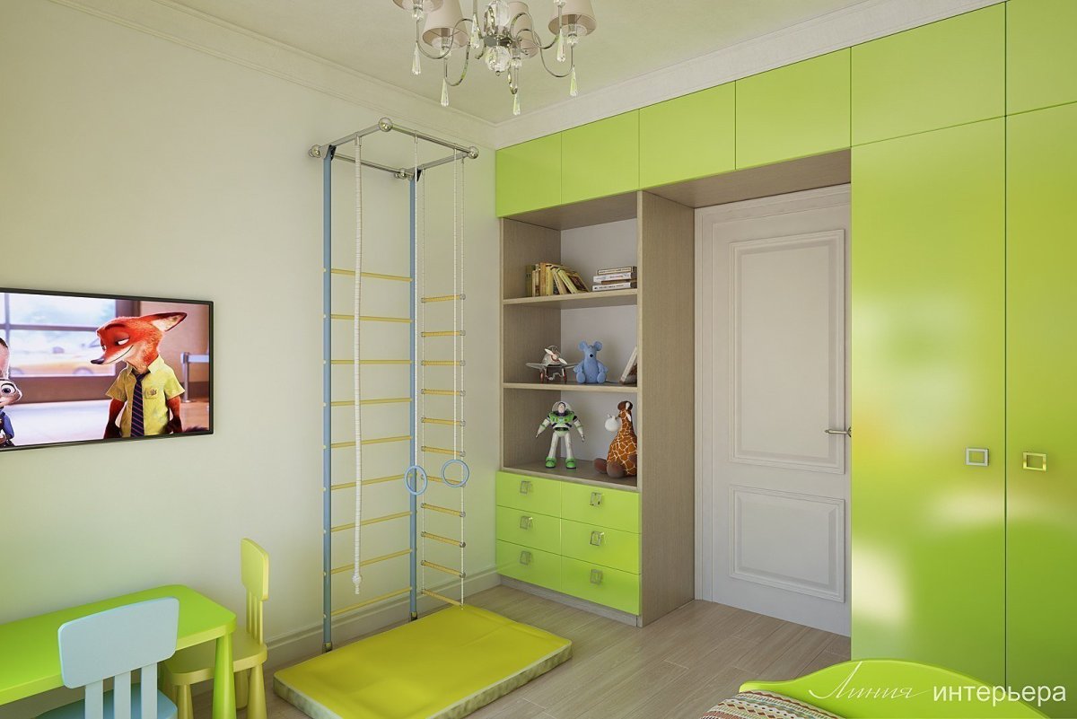 Спортивный уголок в интерьере