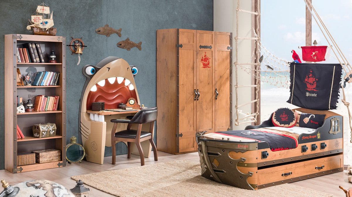 Комната в стиле пиратов Карибского моря