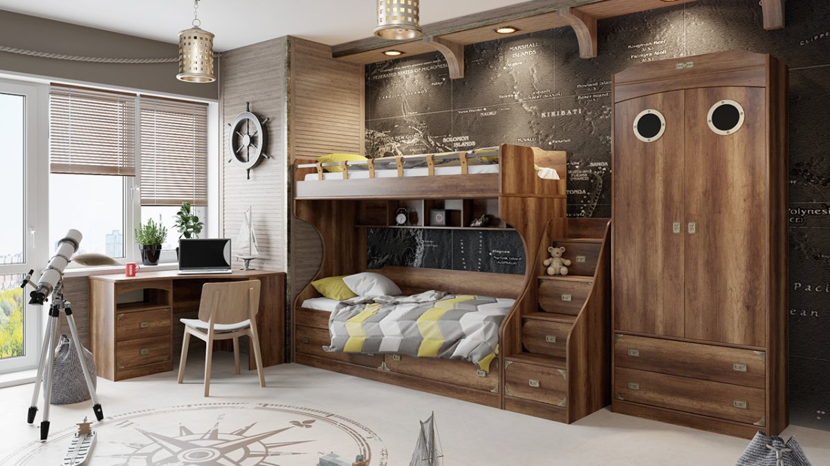 Cilek кровать Pirate, 100x200