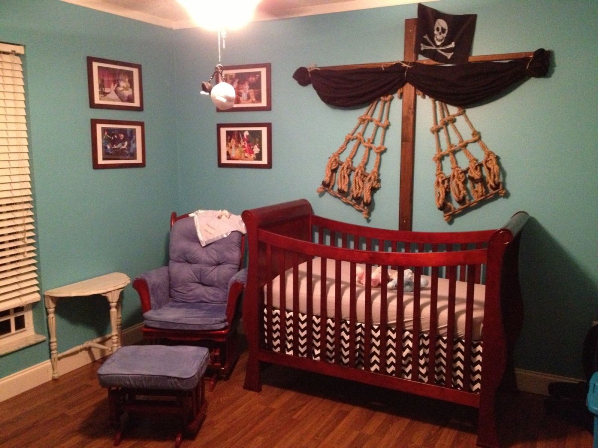 Интерьер каюты капитана парусного судна