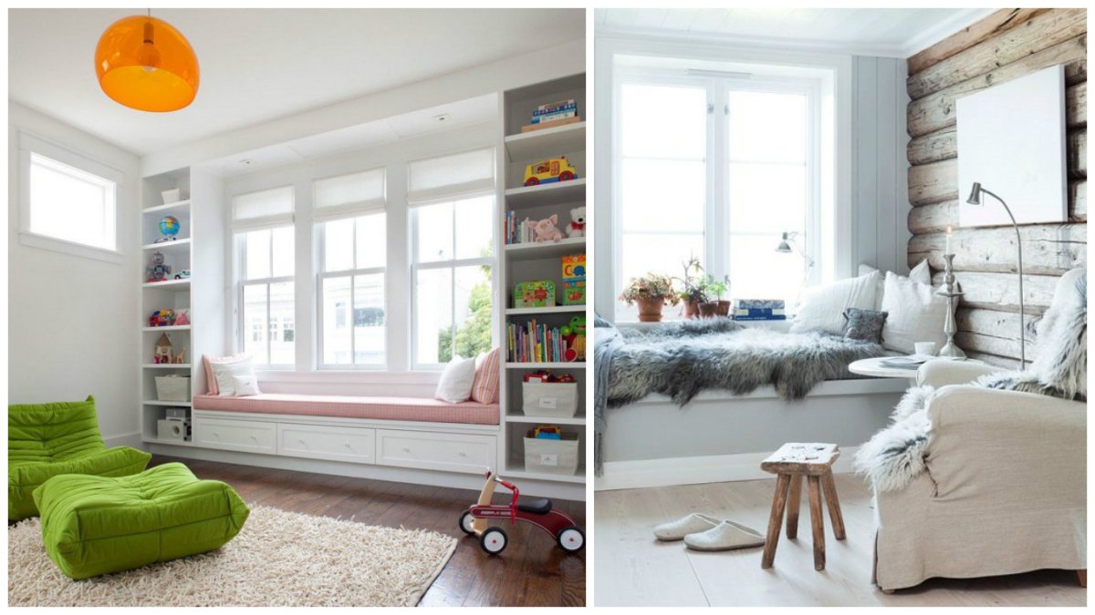 Подоконник диван