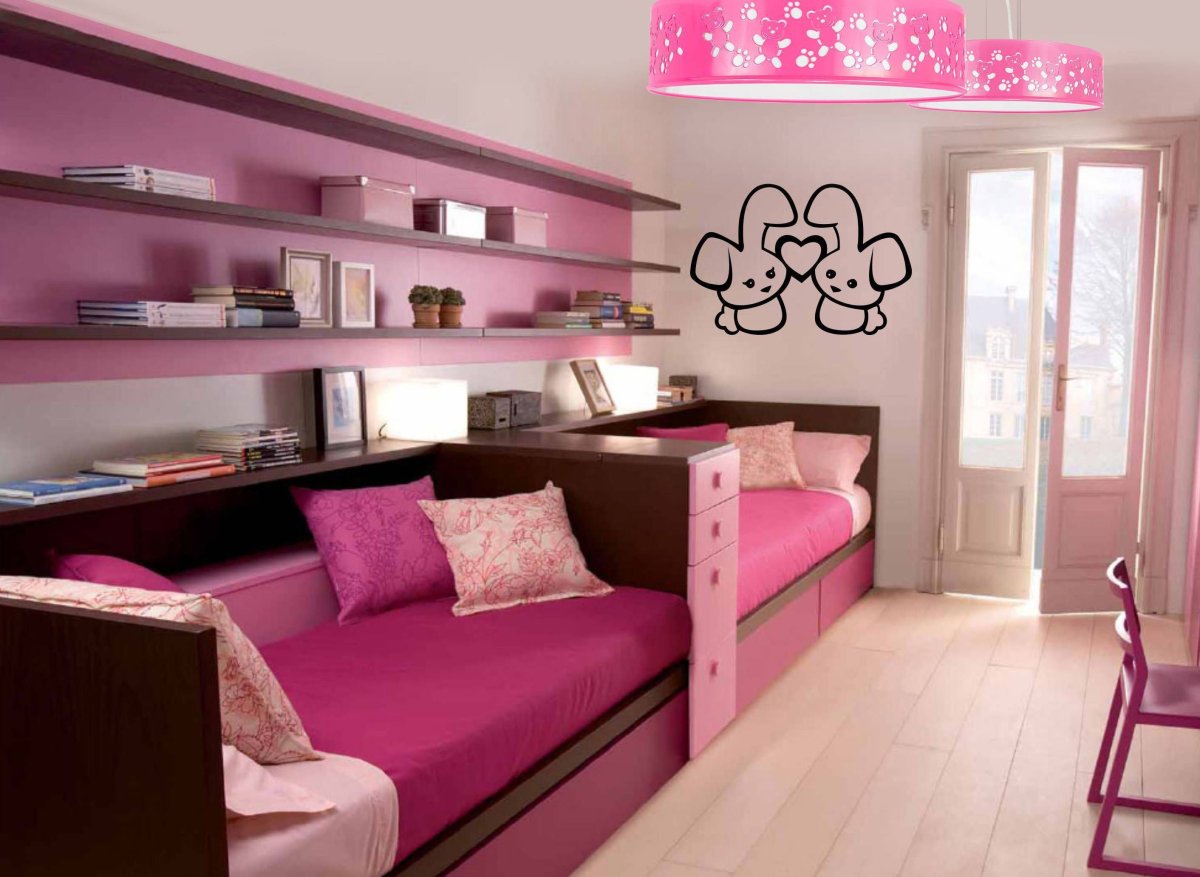 Кровать для двух девочек