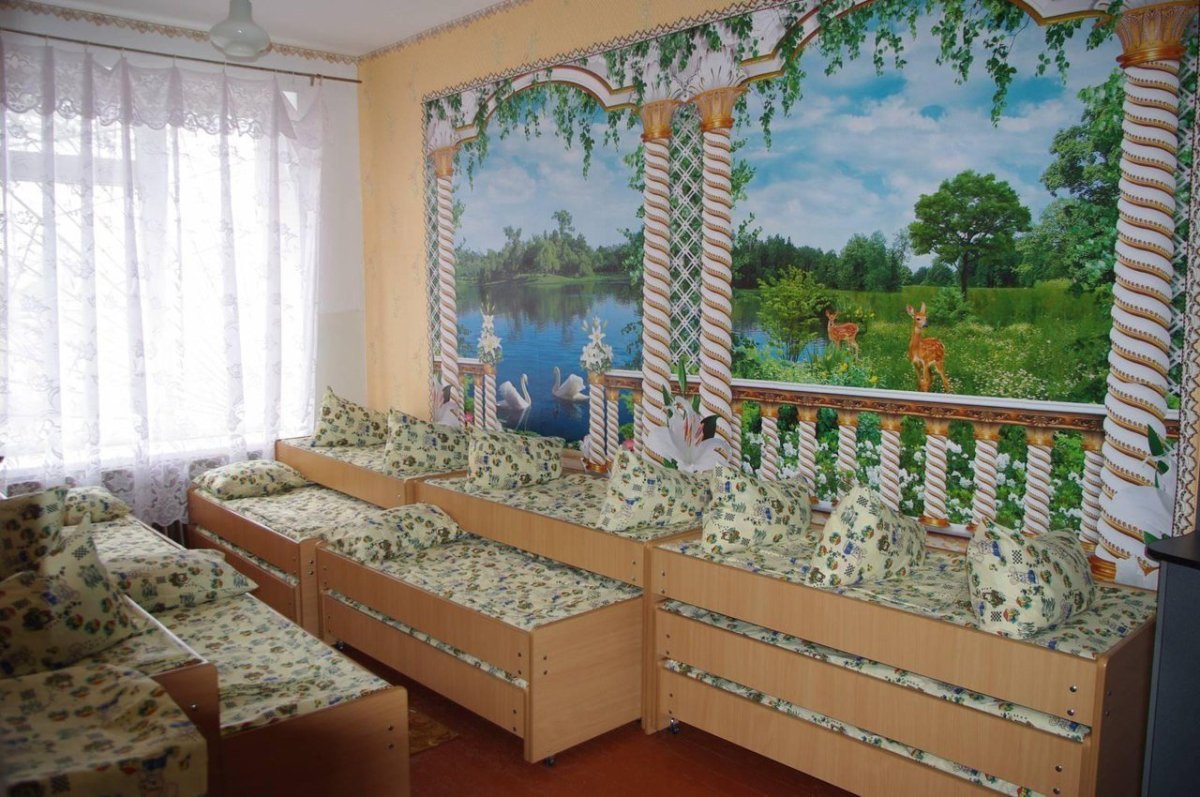 Кровати подиумы в детском саду