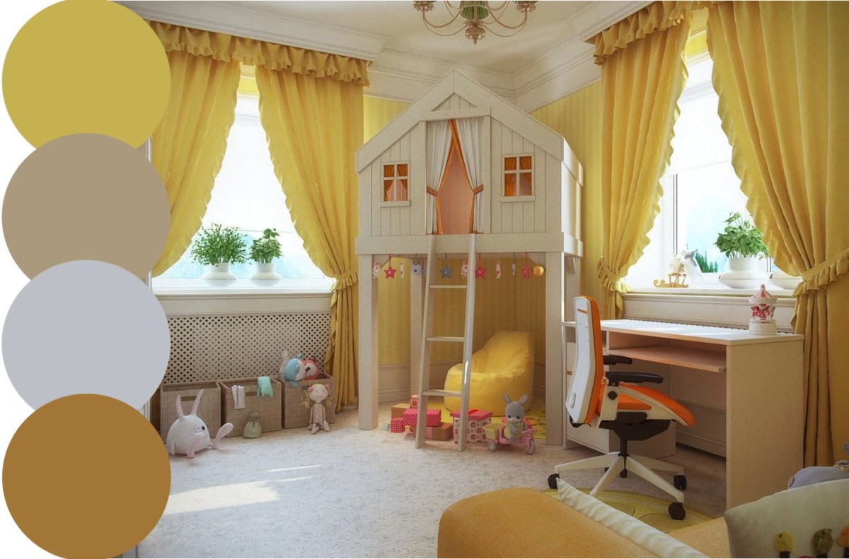 Занавески в детскую комнату