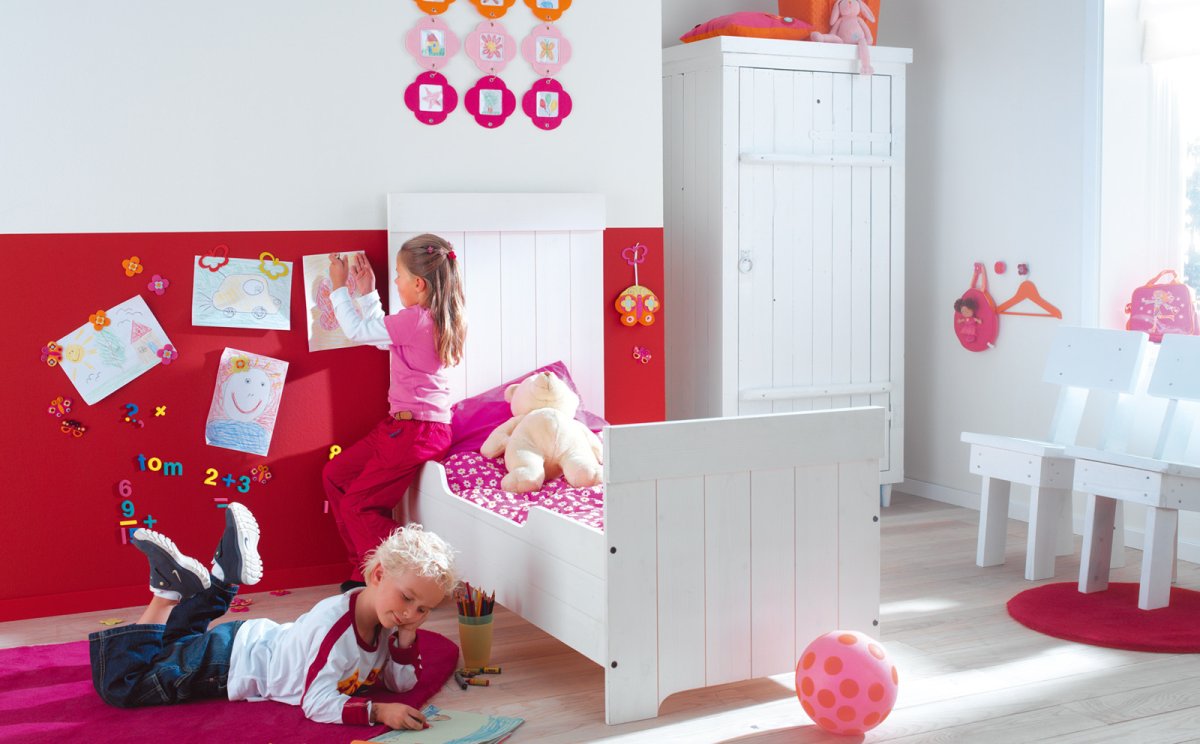 Магнитно-грифельная краска в детской