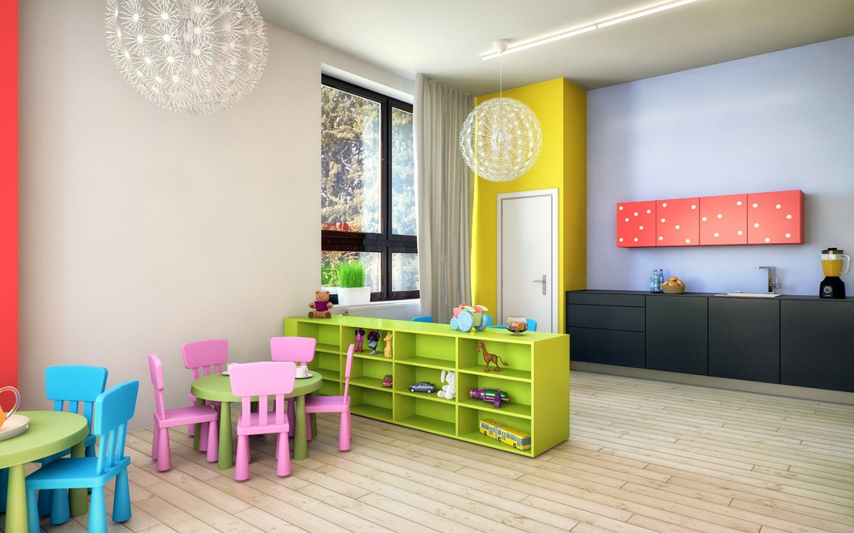 Интерьер детских развивающих центров