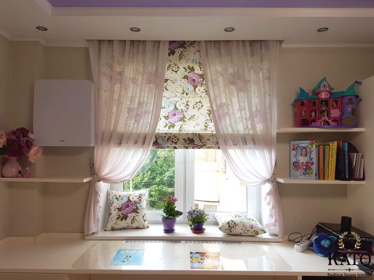 Римская штора для девочки