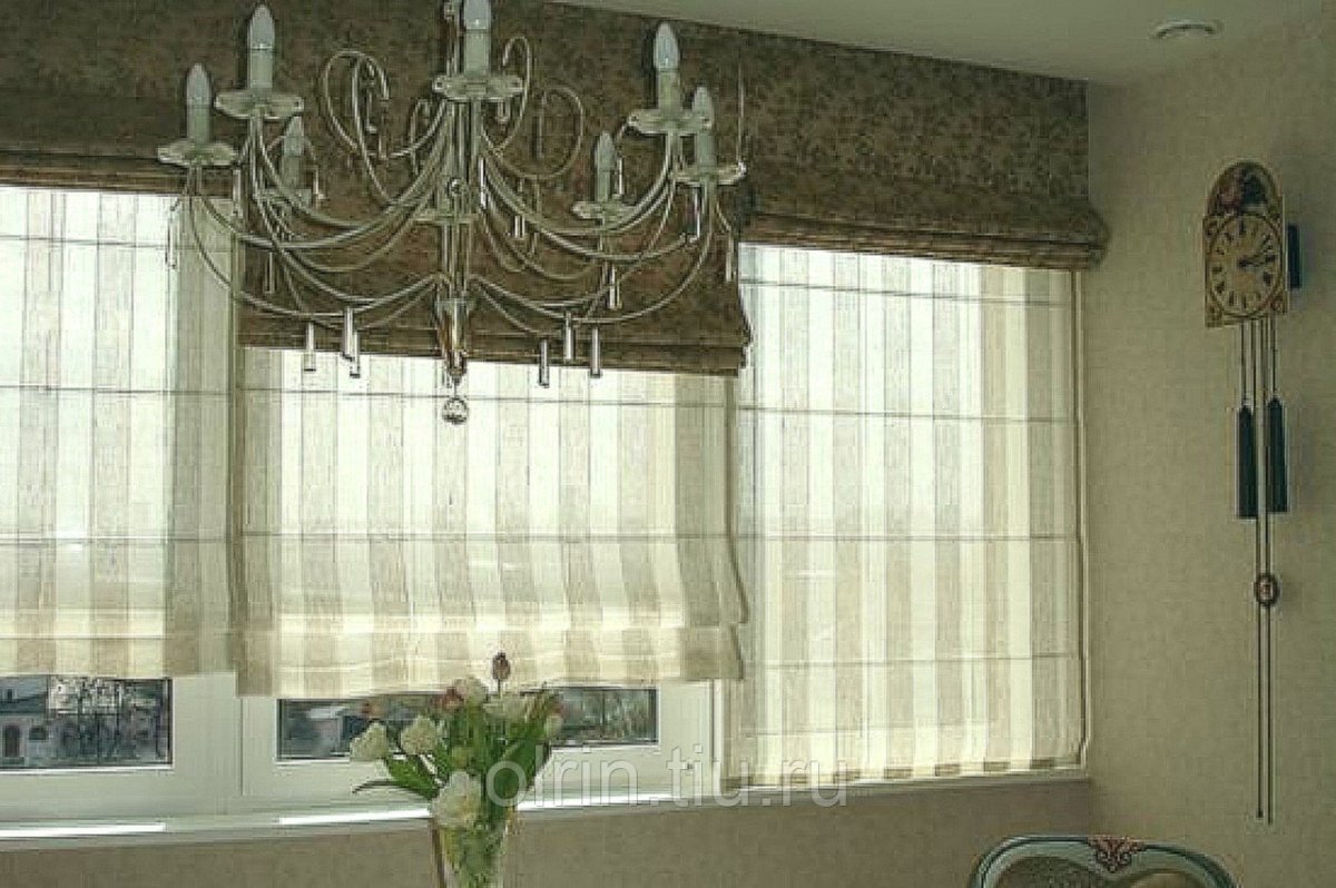 Двойная Римская штора день-ночь