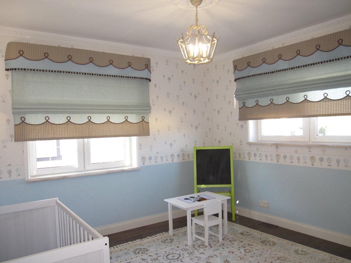 Римская штора в детскую