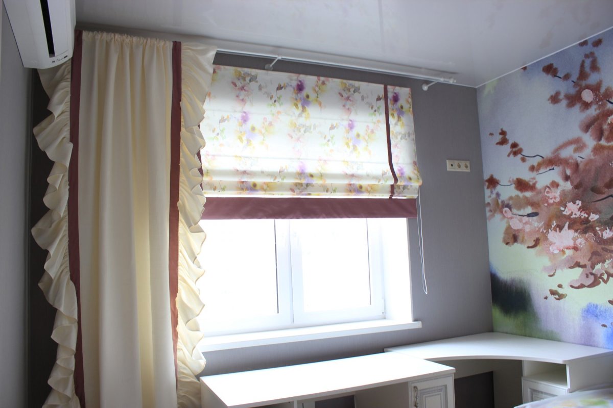 Римская штора для девочки