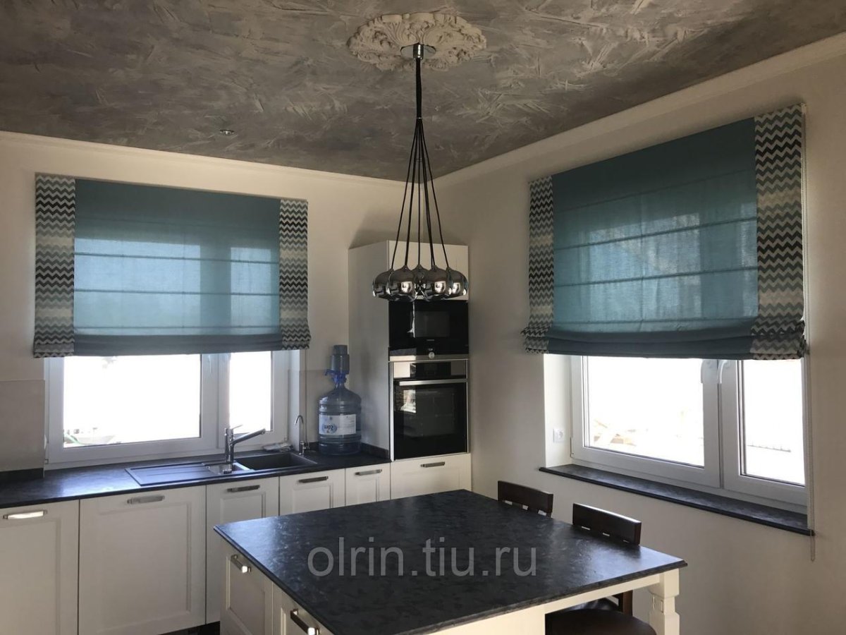 Римские шторы на кухню