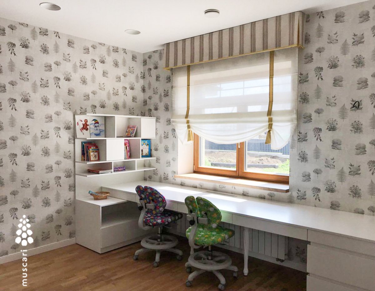 Римская штора в детской