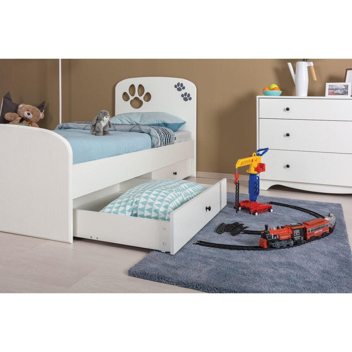 Кровать для подростков Blue Train Bed