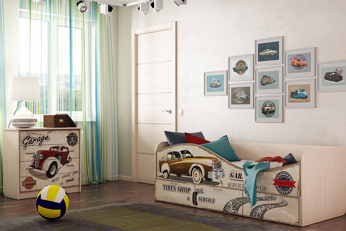 Futuka Kids кровать- машина Light Мустанг