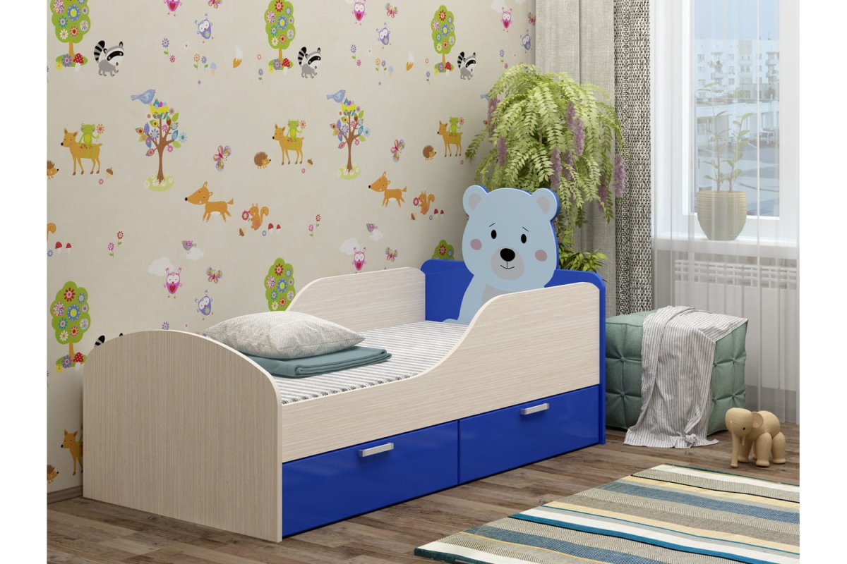 Кровать для мальчика машинка длина спального места 140