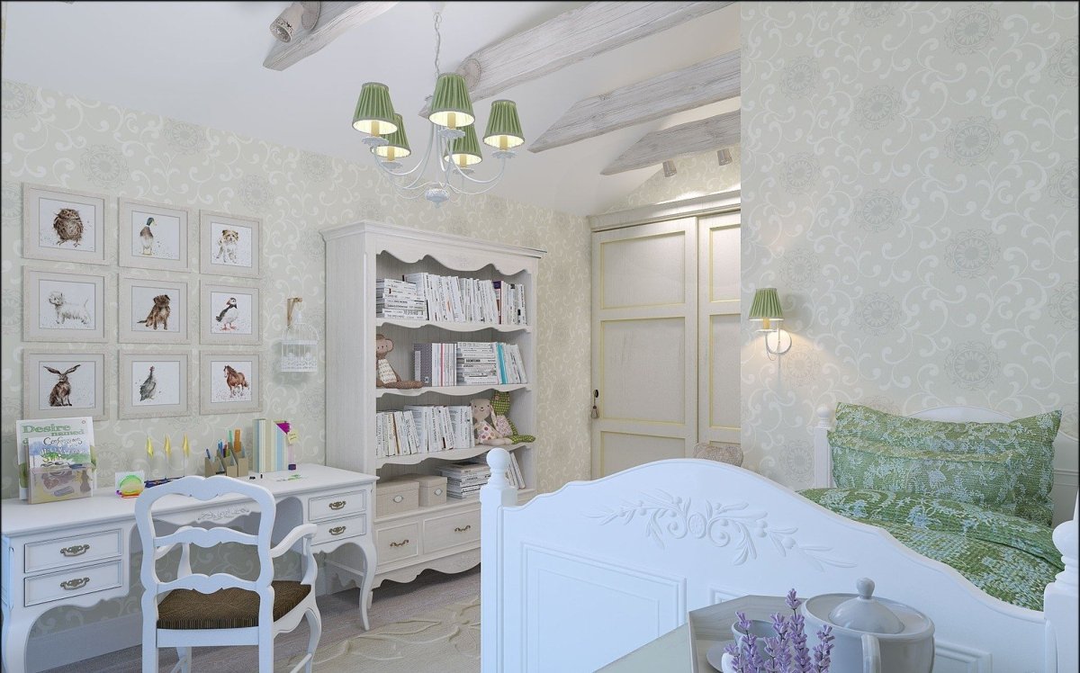 Детская комната в классическом стиле