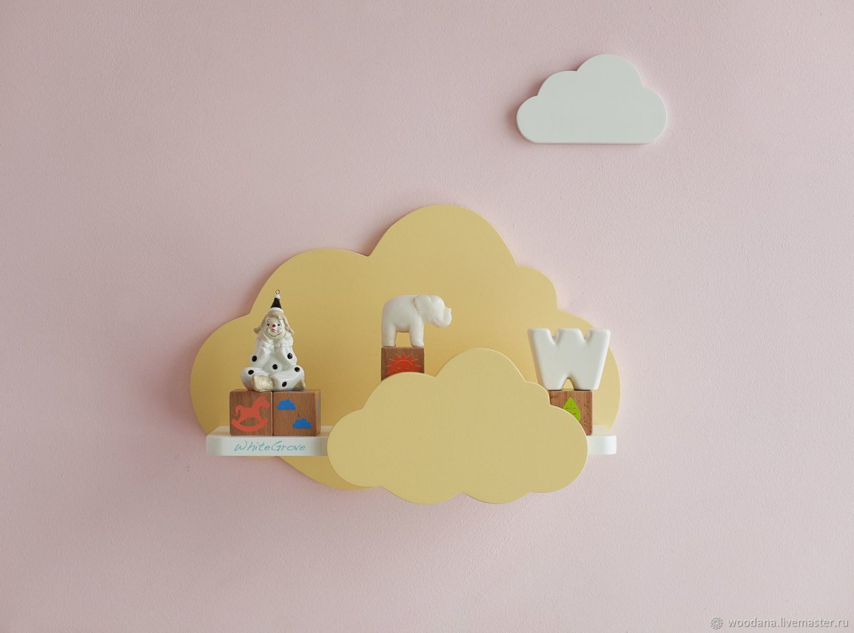 Полка настенная в детскую комнату