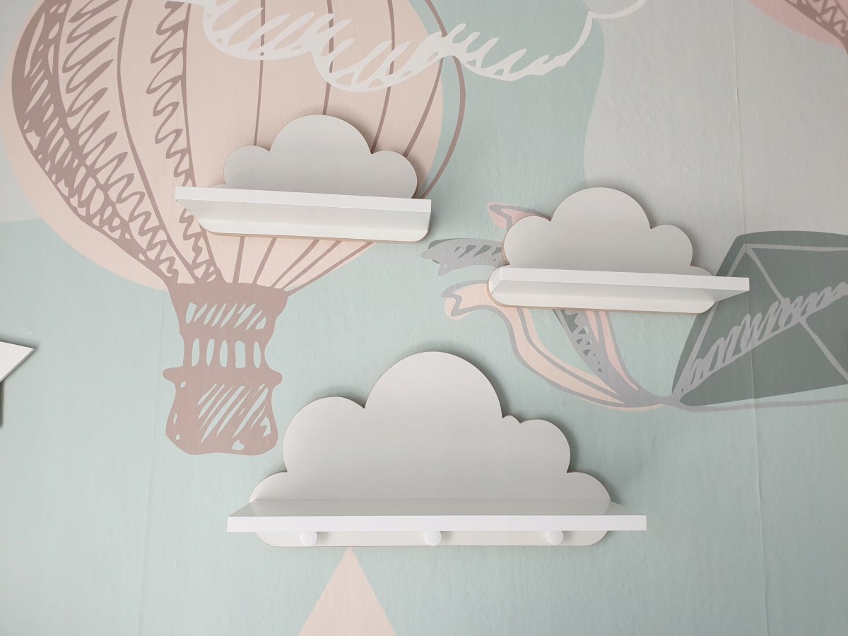 Полка детская "облачко"