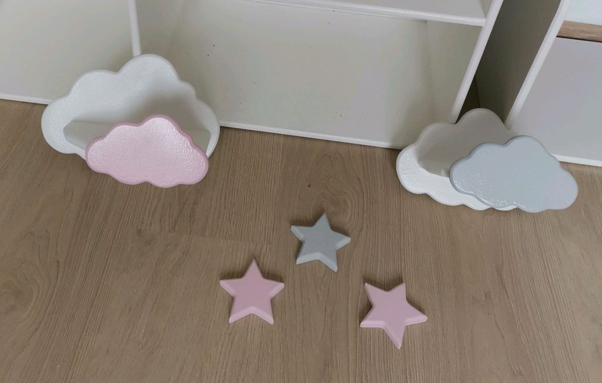 Книжные полочки облачко